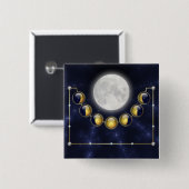Een maand in het leven van de maan Button (Voorkant /achterkant)