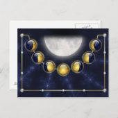 Een maand in het leven van het Moon-Briefkaart Briefkaart (Voorkant / Achterkant)