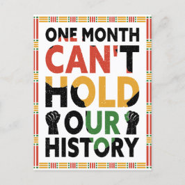 Een maand kan ons geschiedenis Notitieboek niet va Briefkaart