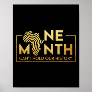Één maand kan onze geschiedenis niet bevatten, Bla Poster