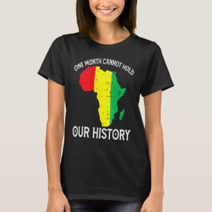 Een maand kan onze geschiedenis niet bijhouden in t-shirt