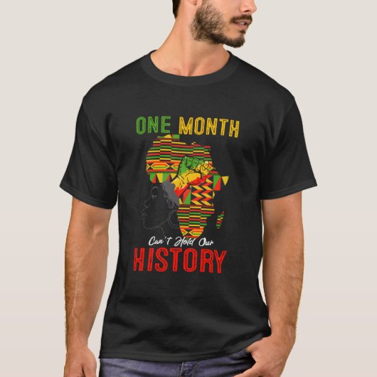 Één maand kan onze geschiedenis niet vasthouden Ju T-shirt (Voorkant)