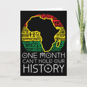 Één maand kan onze geschiedenis Pan-Afrikaans Zwar Kaart
