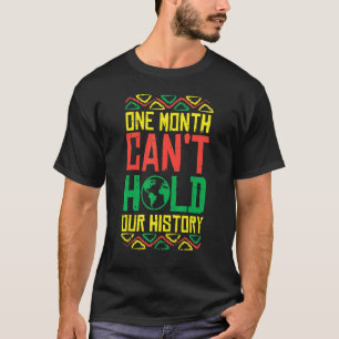 Eén maand kantelhistorie Kente Black Pride Afri T-shirt