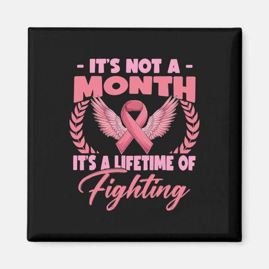Een maand lang is het bewustzijn van borstkanker l magneet (Voorkant)