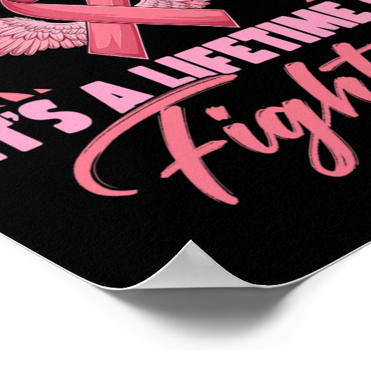 Een maand lang is het bewustzijn van borstkanker l poster (Hoek)