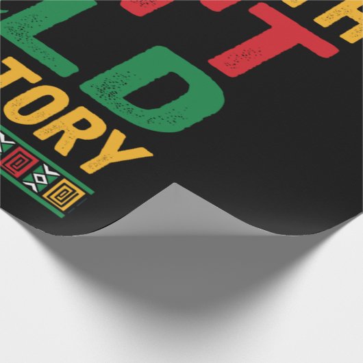 Een maand lang wachten we op onze geschiedenis, zw cadeaupapier (Hoek)