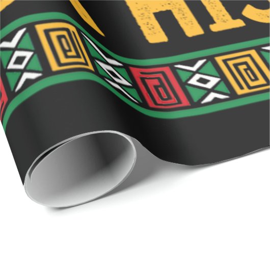 Een maand lang wachten we op onze geschiedenis, zw cadeaupapier (Rol Hoek)