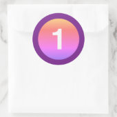 EEN MAAND OUDE BABY BABY STICKER LEEFTIJD 72MARKET (Tas)