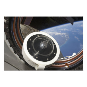 Een maanrots foto afdruk