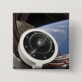 Een maanrots vierkante button 5,1 cm (Voorkant)