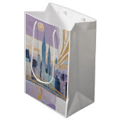Een Maanstadslandschap Medium Cadeauzakje (Voorkant Gekanteld)