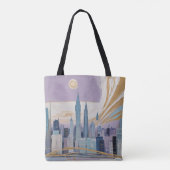 Een Maanstadslandschap Tote Bag (Achterkant)