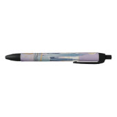 Een Maanstadslandschap Zwarte Inkt Pen (Bodem)