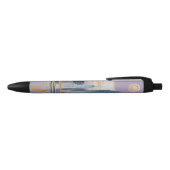 Een Maanstadslandschap Zwarte Inkt Pen (Bovenkant)