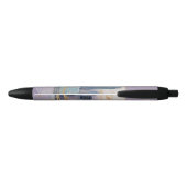 Een Maanstadslandschap Zwarte Inkt Pen (Achterkant)