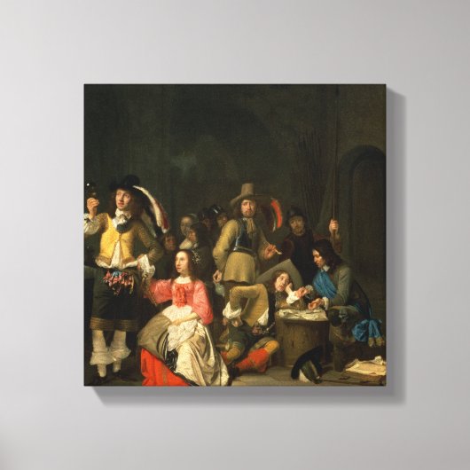 Een maatschappij van soldaten canvas afdruk (Voorkant)