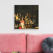 Een maatschappij van soldaten canvas afdruk (Insitu (Woonkamer))