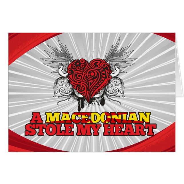 Een Macedonian Stole my Heart (Voorkant Horizontaal)