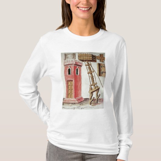 Een machine voor het heffen van gewichten t-shirt (Voorkant)