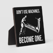 Een machine worden - Cartoon, Strongman, tapmolen Fotoplaat (Voorkant)