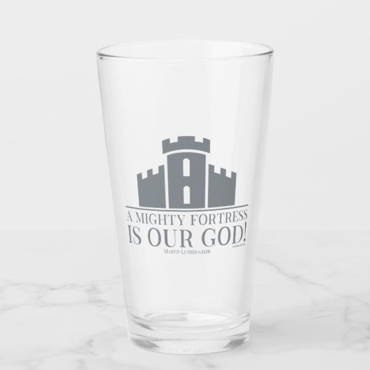 Een machtig fort is onze God Glas (Voorkant)