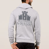 Een machtig fort is onze God Hoodie (Achterkant)