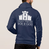Een machtig fort is onze God Hoodie (Achterkant)