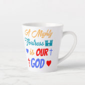 Een machtig fort is onze God Latte Mok (Rechts)