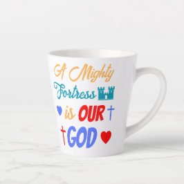 Een machtig fort is onze God Latte Mok