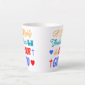 Een machtig fort is onze God Latte Mok (Voorkant)