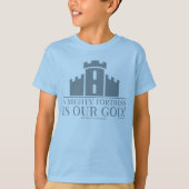 Een machtig fort is onze God T-shirt (Voorkant)