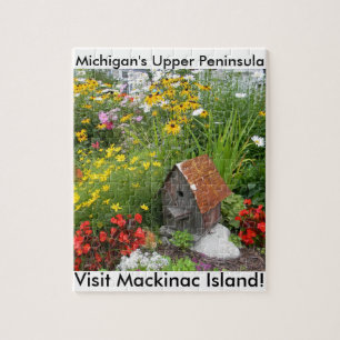 Een Mackinac Island Flower Garden Legpuzzel