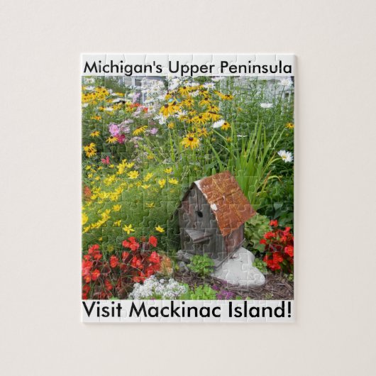 Een Mackinac Island Flower Garden Legpuzzel (Verticaal)