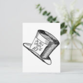 Een Mad Hatter-Pet Briefkaart (Staand voorkant)