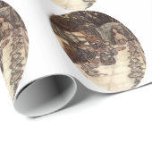 Een Mad Hatter Tea Party Rackham sleepte Cadeaupapier (Rol Hoek)