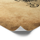 Een Mad Tea Party (1865) door John Tenniel Poster (Hoek)