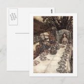 Een Mad Tea Party Briefkaart (Voorkant / Achterkant)