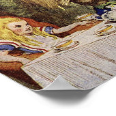 Een Mad Tea-Party Canvas Art Poster (Hoek)