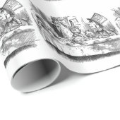 Een Mad Tea Party Tendniel Cadeaupapier (Rol Hoek)