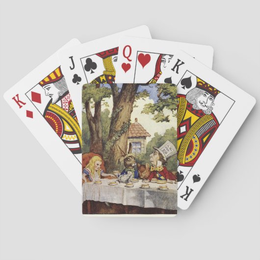 EEN MAD TEA PLAYCARDS POKERKAARTEN (Achterkant)