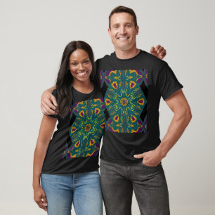 Een madeliefje in de tuin Boheemse Bloemengrafiek T-shirt