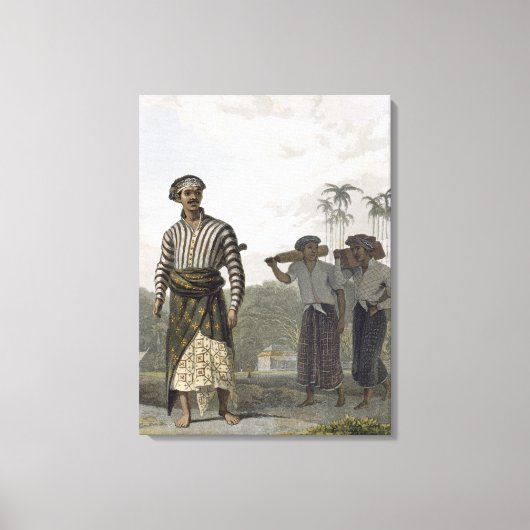 Een Madurese van de Rank van Mantu, bord 7 van Vol Canvas Afdruk (Voorkant)