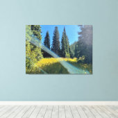 Een magisch bos canvas (Insitu (Houten vloer))