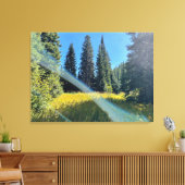 Een magisch bos canvas (Insitu (Woonkamer))