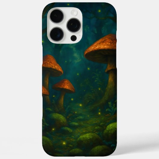 Een magisch bos gevuld met oversized paddenstoelen Case-Mate iPhone case (Achterkant)