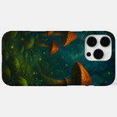 Een magisch bos gevuld met oversized paddenstoelen Case-Mate iPhone case (Achterkant (horizontaal))