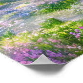 Een Magisch Huis in een bloeiende Oasis Poster (Hoek)