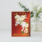 Een magisch kerst Briefkaart (Staand voorkant)