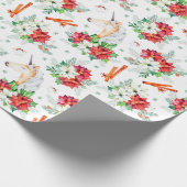 Een magisch kerstfeest cadeaupapier (Hoek)